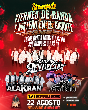 Viernes de Gratis Antes De Las 10P - $20 Después