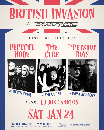 Image of Depeche Mode, The Cure, Pet Shop Boys Tributes Image of Depeche Mode, The Cure, Pet Shop Boys Tributes