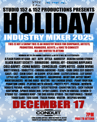 FREE Holiday Industry Mixer / End of Year Party at Conduit – Winter Park, FL