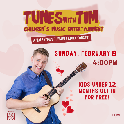 Tunes With Tim: A Valentines Themed Family Concert at Impact Fuel Room – Libertyville, IL