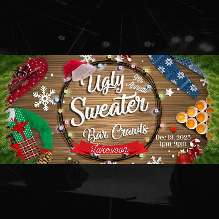 Ugly Sweater Bar Crawl at The Mercury Music Lounge – Lakewood, OH