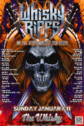 WHISKY RIFFS – AN ALL-STAR BENEFIT FOR BRIAN at Whisky A Go Go – West Hollywood, CA