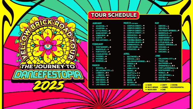 DANCEFESTOPIA TOUR 2025 at Funk ‘n Waffles – Syracuse, NY