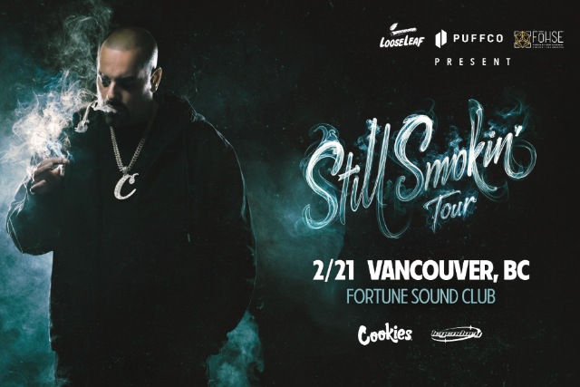 Berner – Still Smokin’ Tour at Fortune Sound Club – Vancouver, Canada