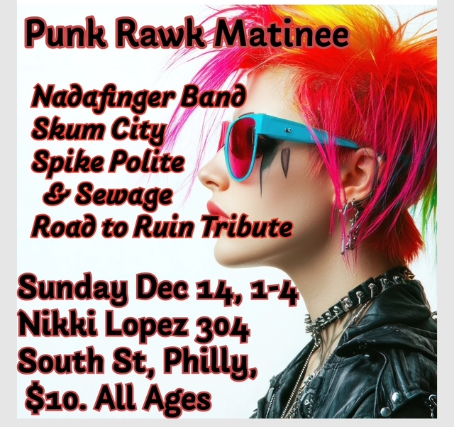 Skum City, Sewage, Road to Ruin Tribute, Nadafinger