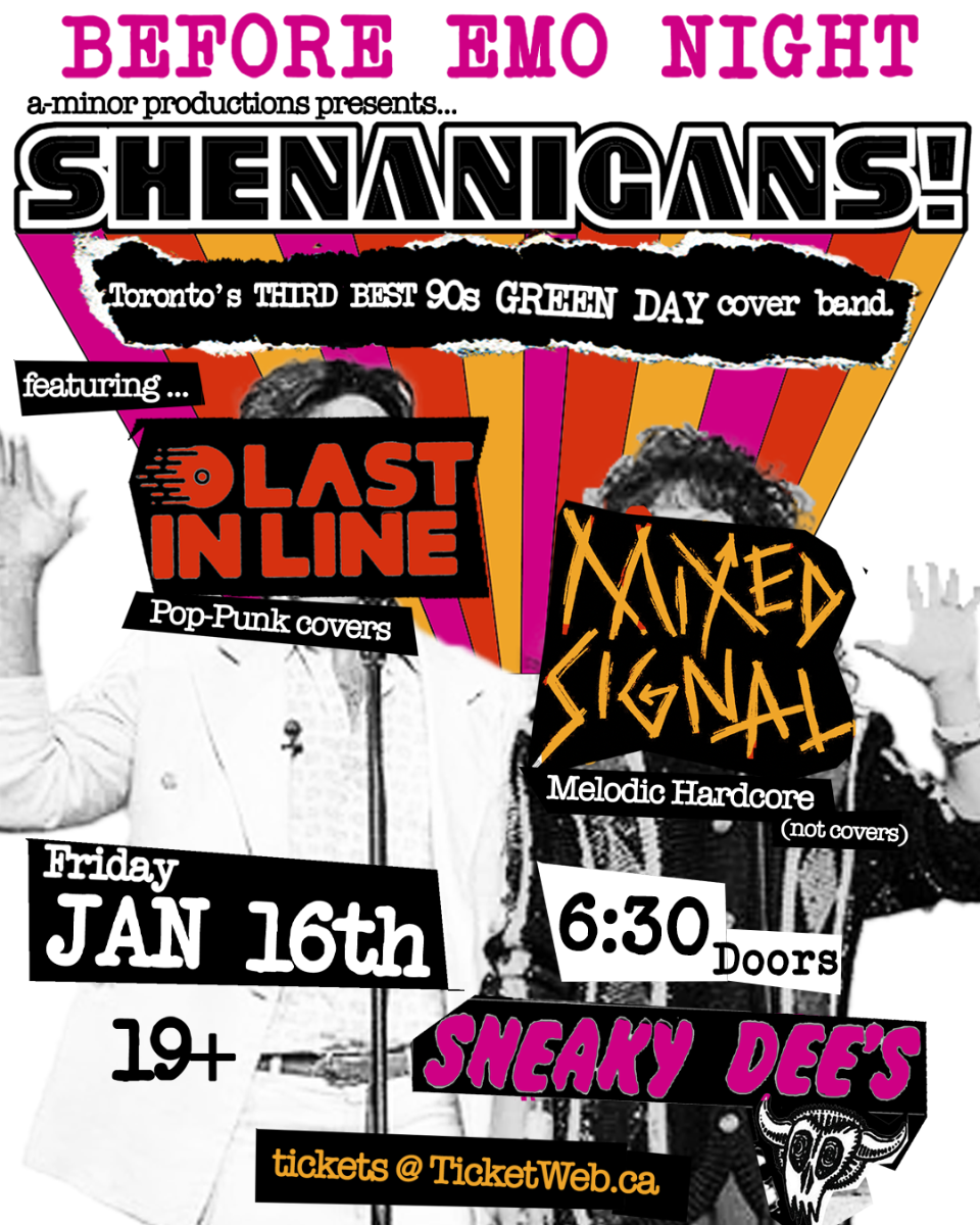 Shenanigans (90s Green Day Tribute) w/ Last In Line (Pop Punk Covers) & Mixed Signal