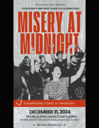 Misery at Midnight – Emo Night New Years! at The Winchester – Lakewood, OH