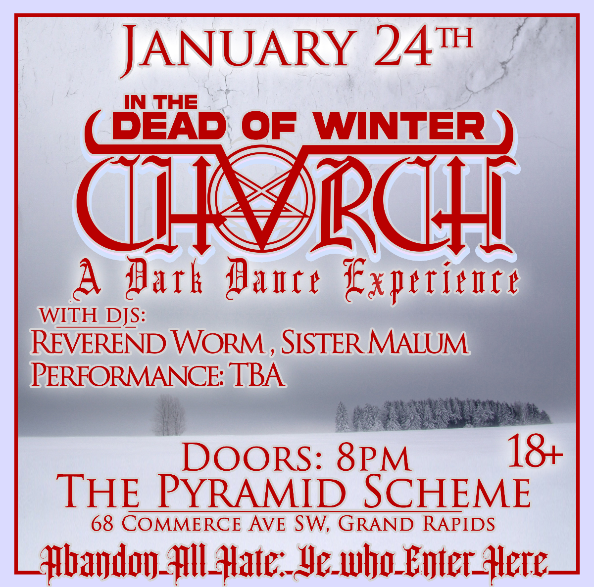 CHVRCH: In The Dead Of Winter (A Dark Dance Experience)