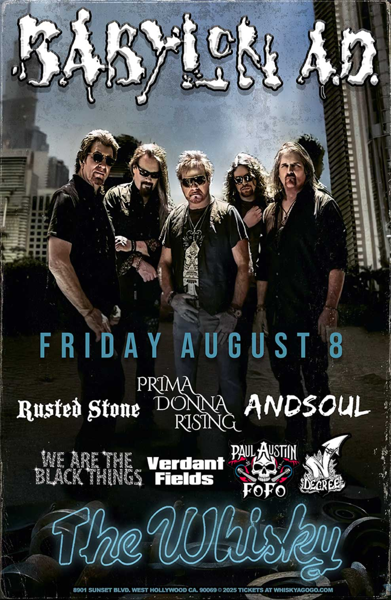 Babylon A.D., Prima Donna Rising, The Paul Austin Band, Rusted Stone, We Are The Black Things, AndSoul, Verdant Fields, Nth Degree