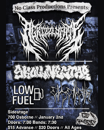 A Grizzly Fate | Skullnectar | Low Fuel | Else Weyr at Sidestage – Winnipeg, Canada