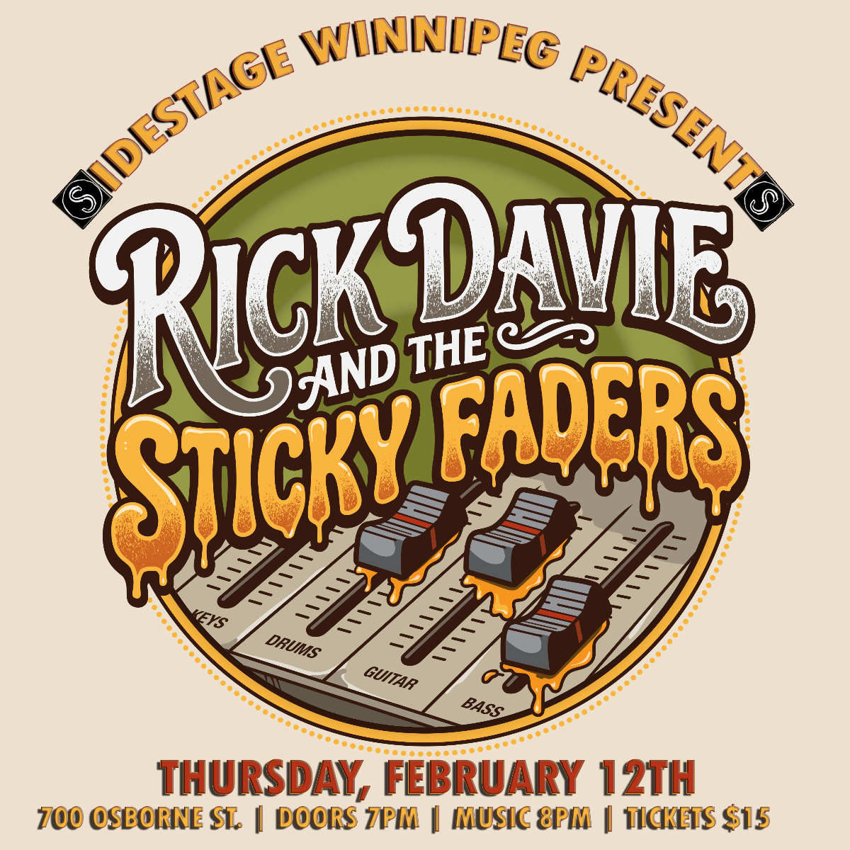 Rick Davie and the Sticky Faders | Event Image
