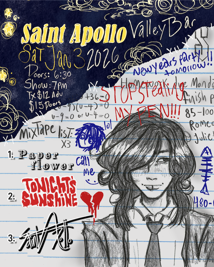 SAINT APOLLO WITH TONIGHT'S SUNSHINE / PAPERFLOWER