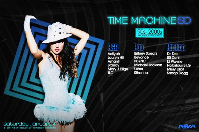 Time Machine: 90s-2000s Throwback Dance Party at Nova SD – San Diego, CA