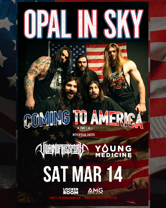 Opal In Sky inside the Locker Room at Garden Amphitheatre – Garden Grove, CA