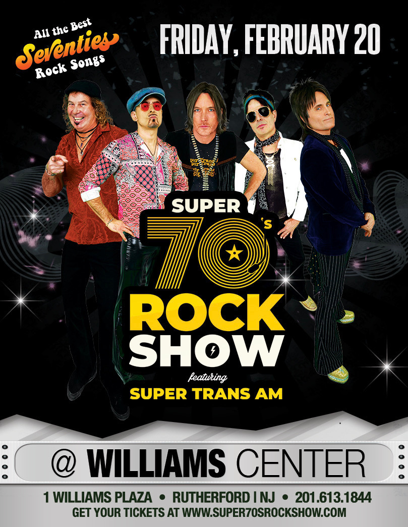 Super 70's Rock Show Featuring: Super Trans Am with Special Guest Tom Vincent