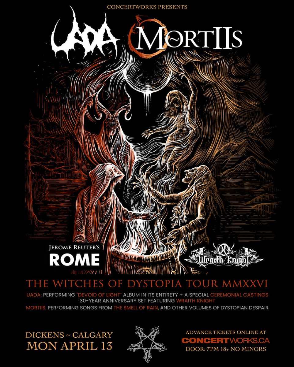 UADA / MORTIIS - The Witches of Dystopia Tour MMXXVI