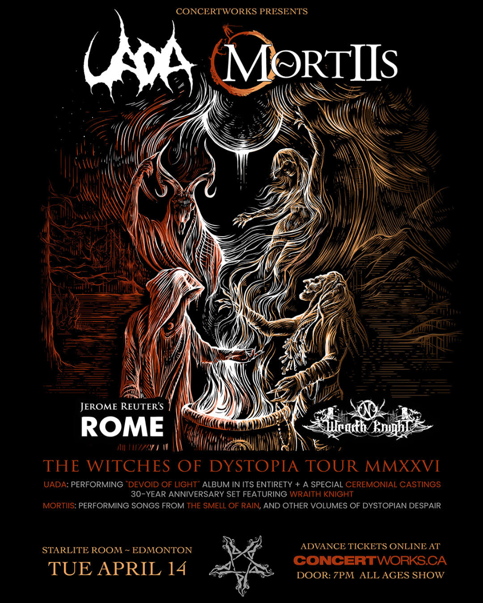 UADA / MORTIIS - The Witches of Dystopia Tour MMXXVI