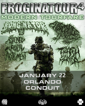 Froginatour 4 – Modern Tourfare w/ Bonginator, Frog Mallet, Trash Panda, and Retained Surgical Instrument in Orlando at Conduit – Winter Park, FL