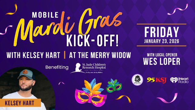 image of 95KSJ Mardi Gras Kickoff! image of 95KSJ Mardi Gras Kickoff!