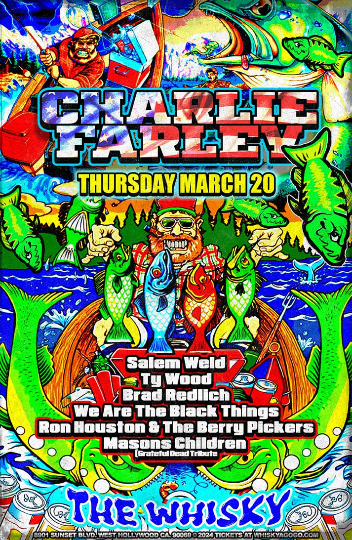 Charlie Farley, Salem Weld, Ty Wood, Brad Redlich, We Are The Black Things, Ron Houston & the Berry Pickers, Masons Children