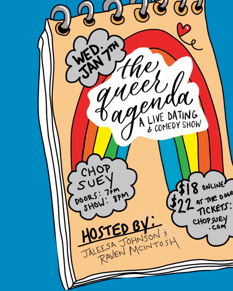 Event Image - The Queer Agenda: A Live Dating & Comedy Show 🌈🎤