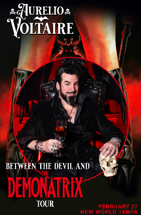 Aurelio Voltaire in Tampa at New World Music Hall – Tampa, FL