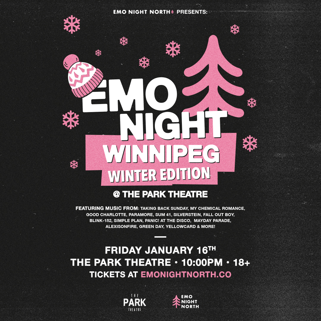 Emo Night Winnipeg at Park Theatre - Jan 16 2026