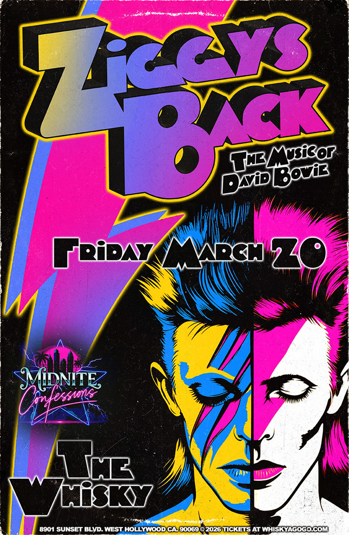 Ziggy'z Back (Tribute to David Bowie), Midnite Confessions, Deadicated Project (Grateful Dead Tribute), Bliss53