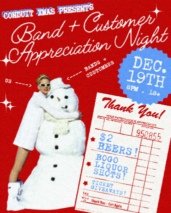 Band and Customer Appreciation Night! at Conduit – Winter Park, FL