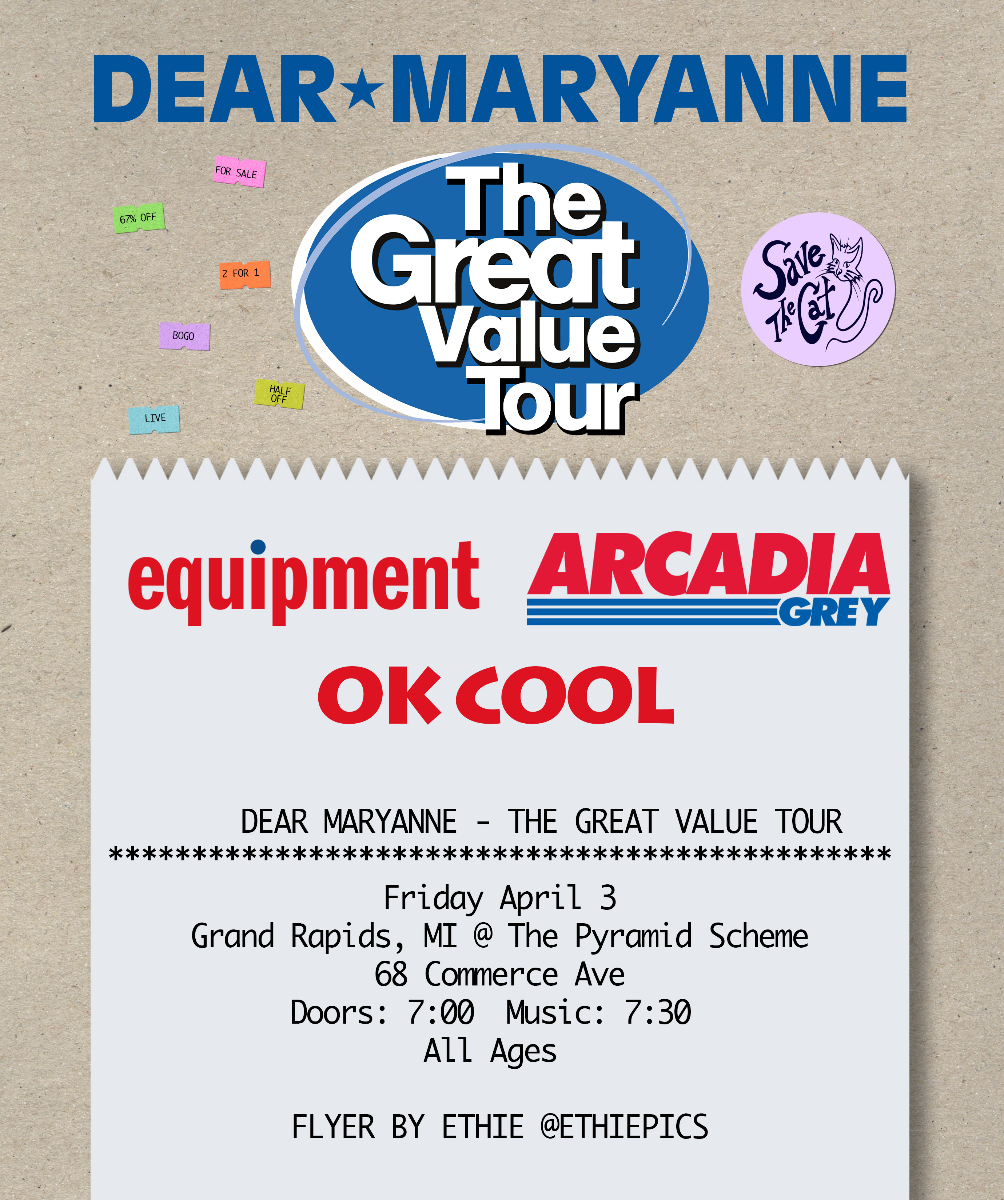Dear Maryanne + Equipment + Arcadia Grey + OK Cool