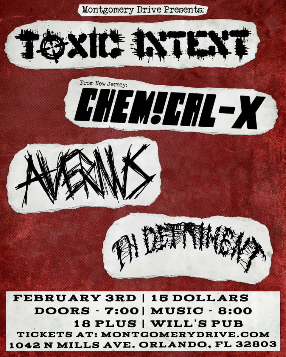 Chemical-X with Toxic Intent, Avernus, and In Detriment