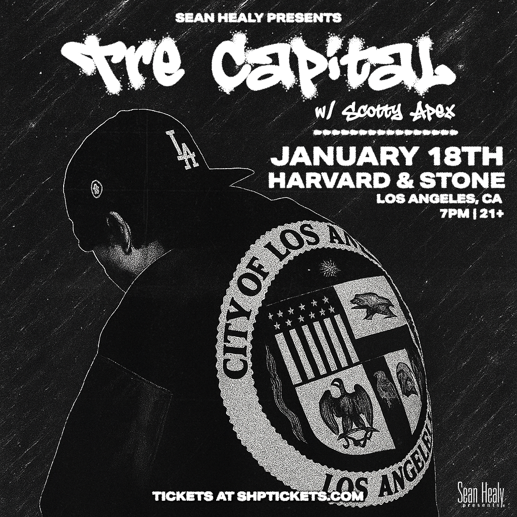 Event image Tre Capital LIVE at Harvard & Stone! - 18/01/26