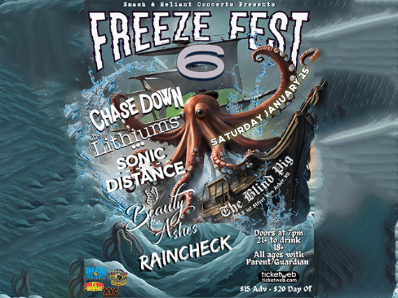 FREEZE FEST 6 at Blind Pig – Ann Arbor, MI