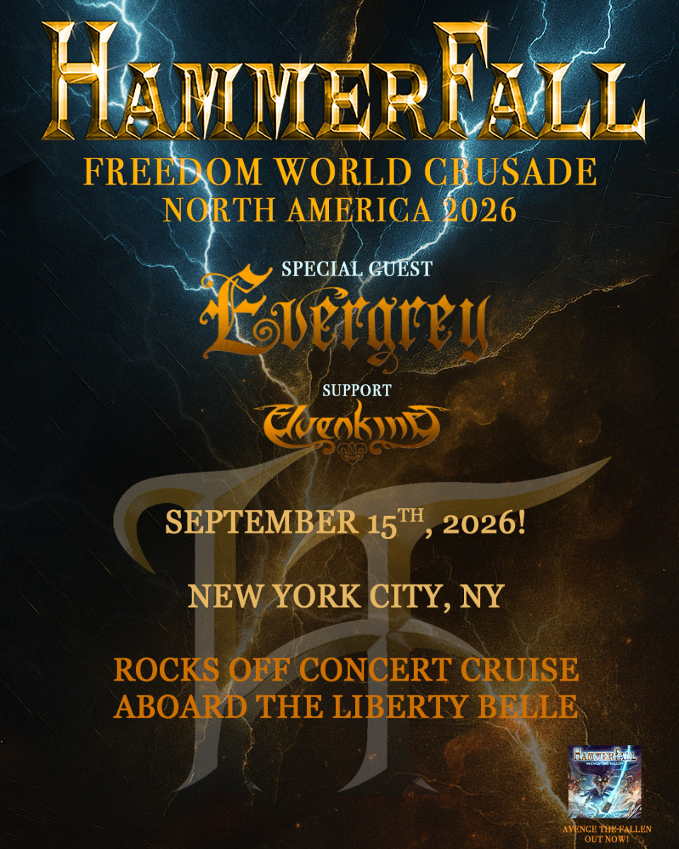 HAMMERFALL CONCERT CRUISE W/ EVERGREY and ELEVENKING