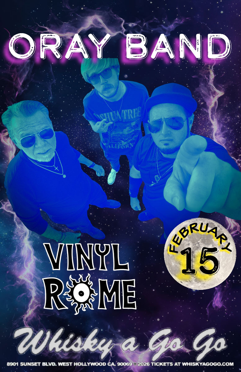 Oray Band, 2Dayz, The Balconies, Vinyl Rome