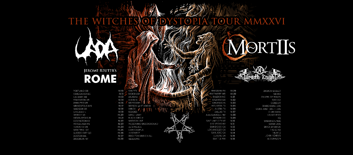 UADA & MORTIIS - The Witches Of Dystopia Tour MMXXVI