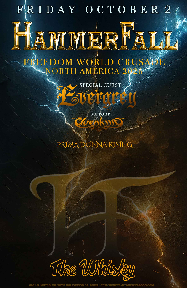 Hammerfall, Evergrey, Elvenking, Prima Donna Rising