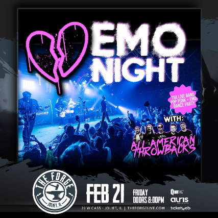 Emo Night: at The Forge – Joliet, IL