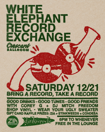 WHITE ELEPHANT RECORD EXCHANGE AT CRESCENT BALLROOM! at Crescent Ballroom – Phoenix, AZ