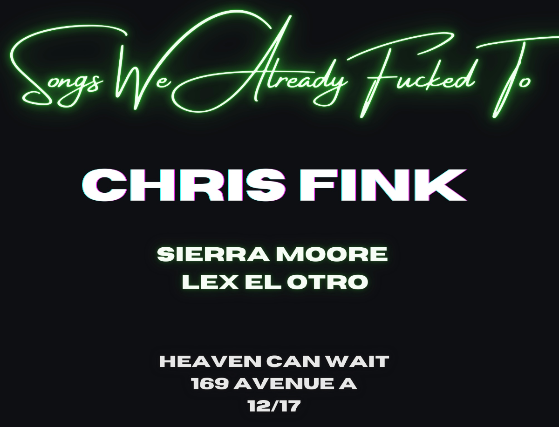 Image of CHRIS FINK | SIERRA MOORE | LEX EL OTRO