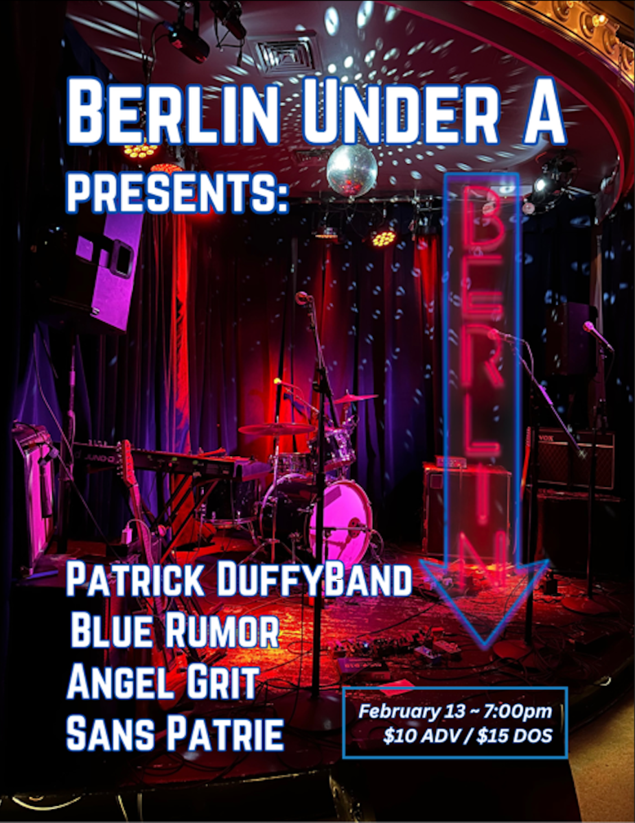 Patrick Duffy Band | Sans Patrie | Blue Rumor | Angel Grit