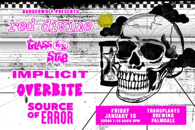 image of RED DIVINE / GLASS STAB / IMPLICIT / OVERBITE / SOURCE OF ERROR image of RED DIVINE / GLASS STAB / IMPLICIT / OVERBITE / SOURCE OF ERROR