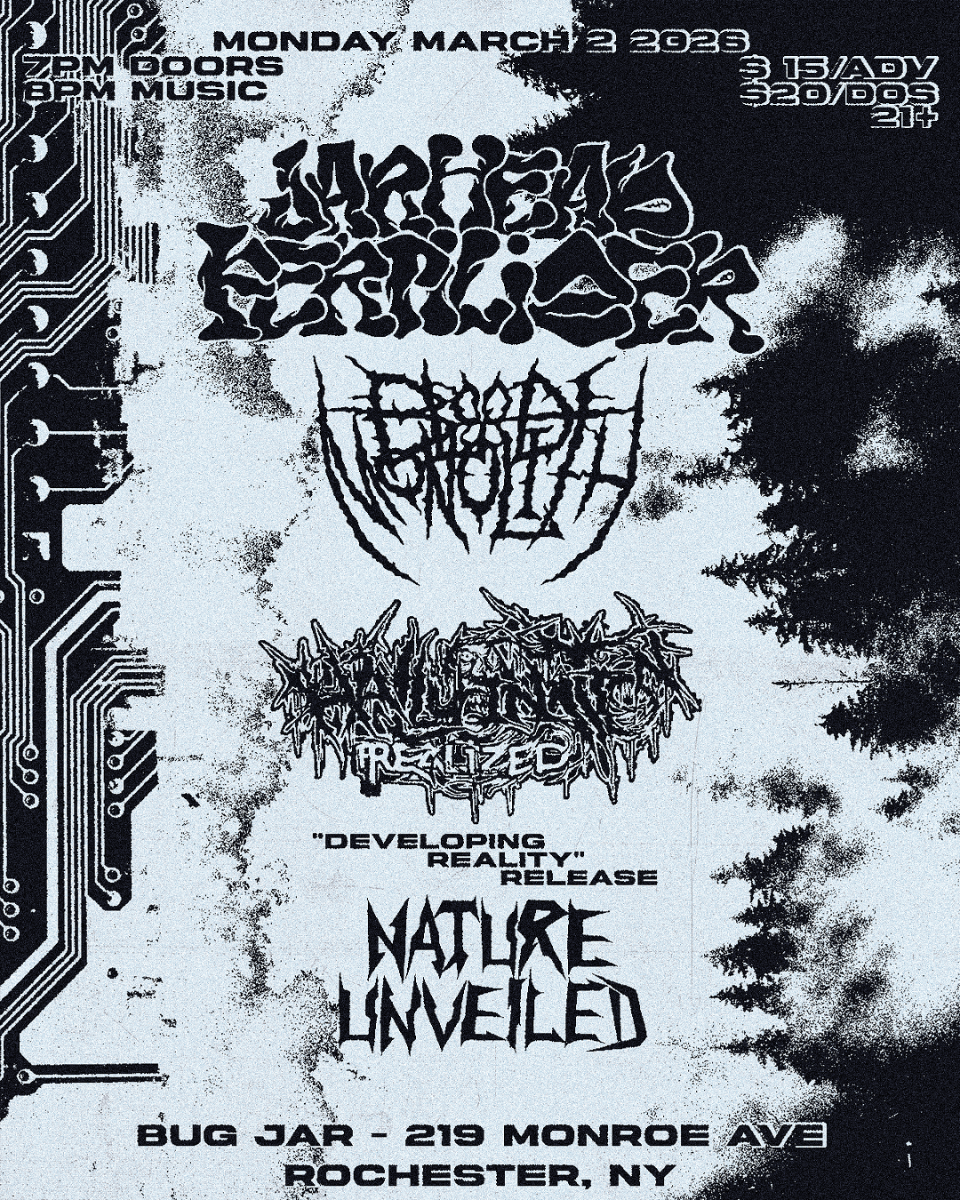 Jarhead Fertilizer, Blood Monolith, Hallucination Realized, Nature Unveiled