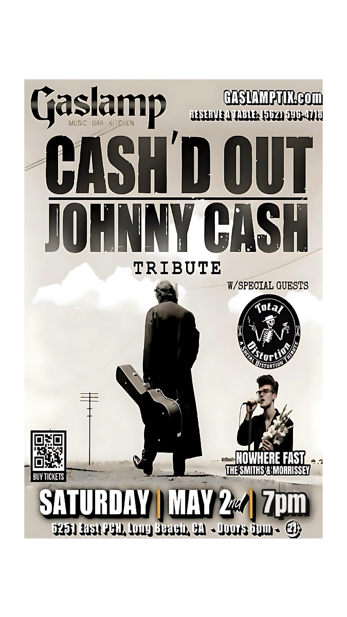 CASH'D OUT - Tribute to JOHNNY CASH with Special Guest TOTAL DISTORTION