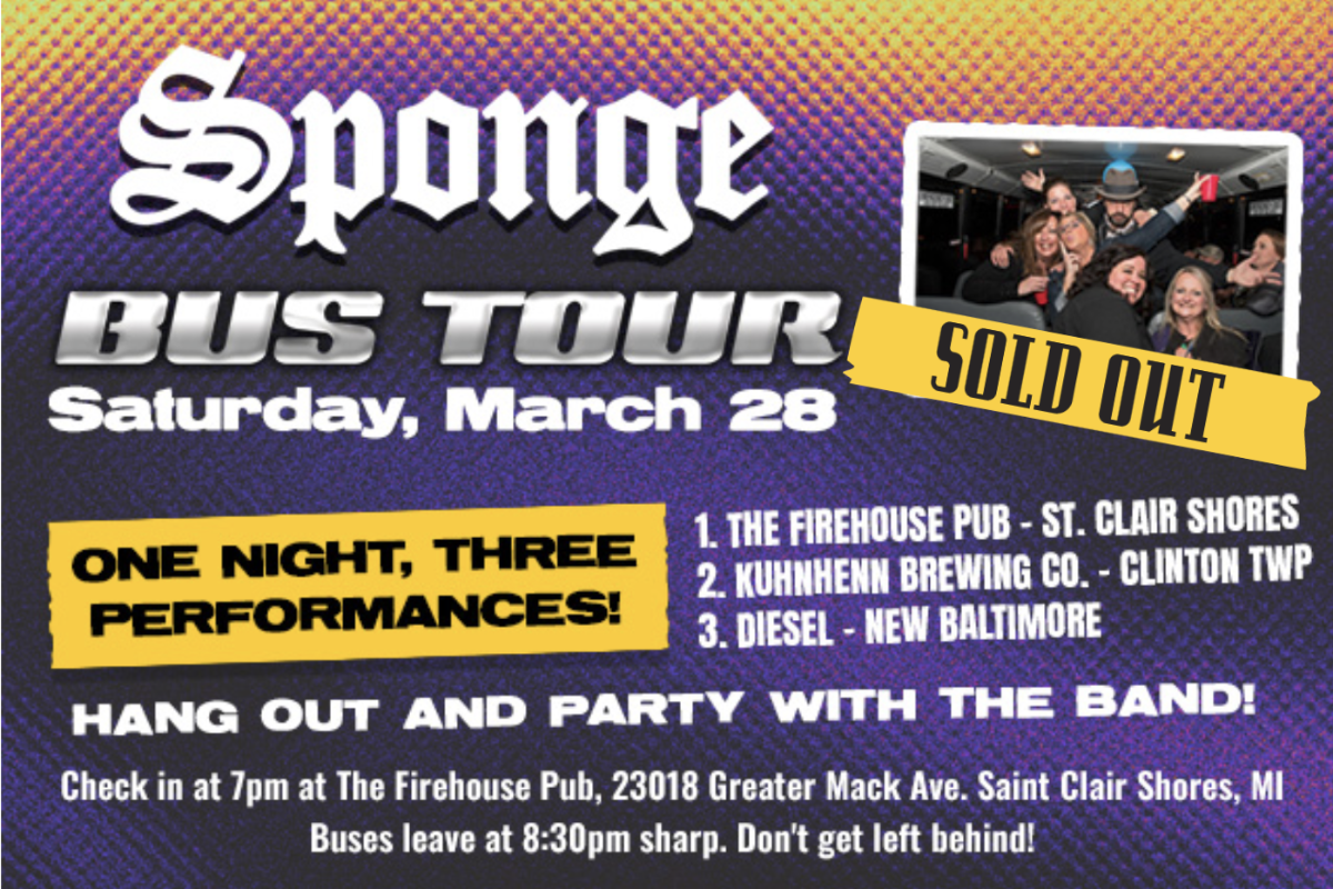 Sponge Bus Tour 2026