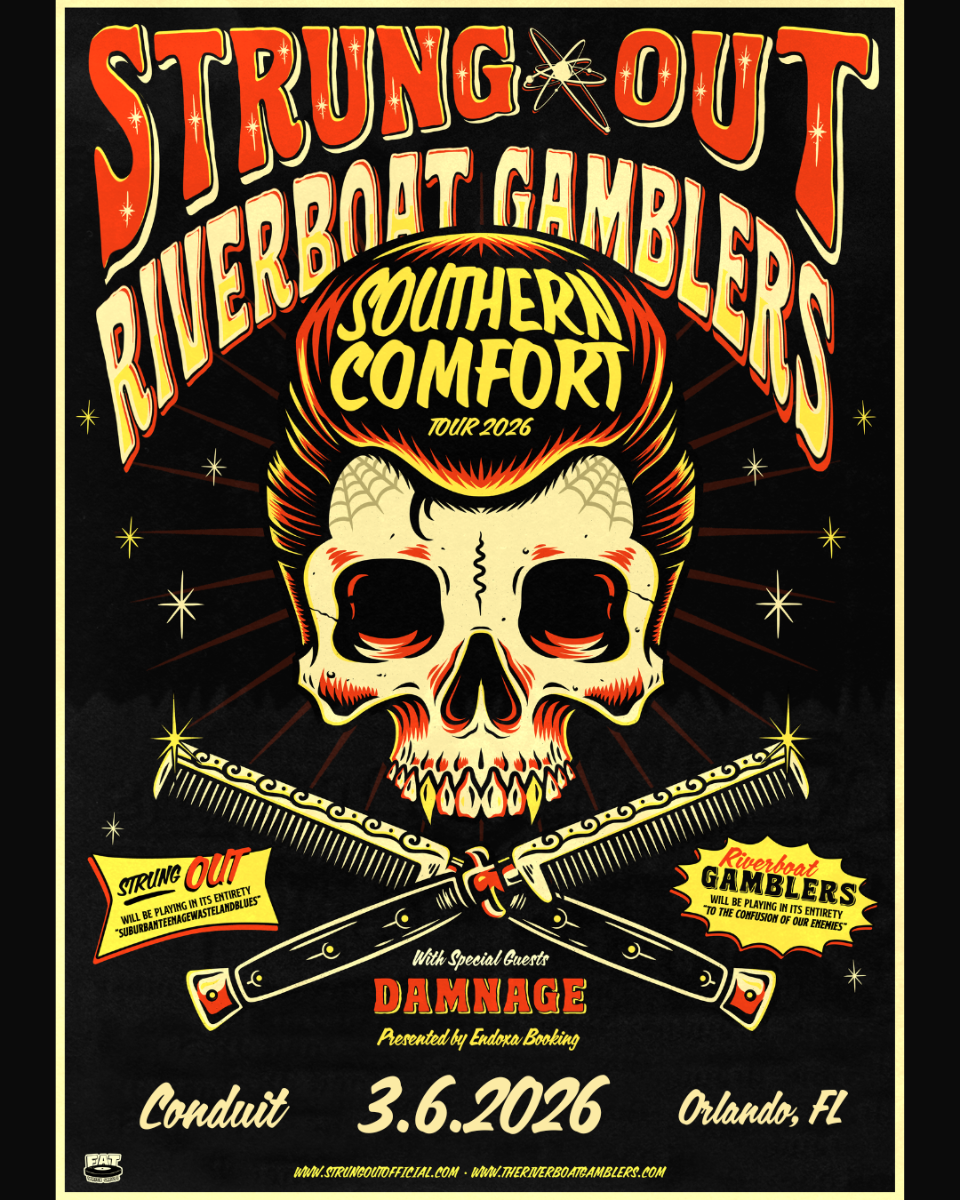 Strung Out and Riverboat Gamblers, with support from Damnage, in Orlando