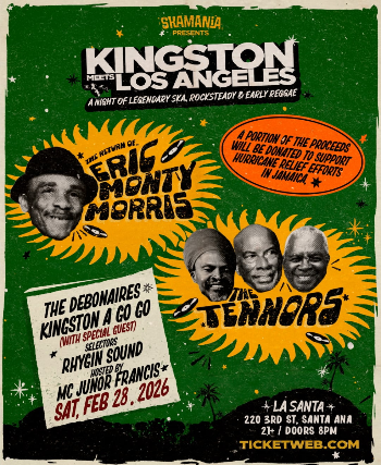 SKAMANIA Presents: Eric “Monty” Morris & The Tennors at La Santa – Santa Ana, CA