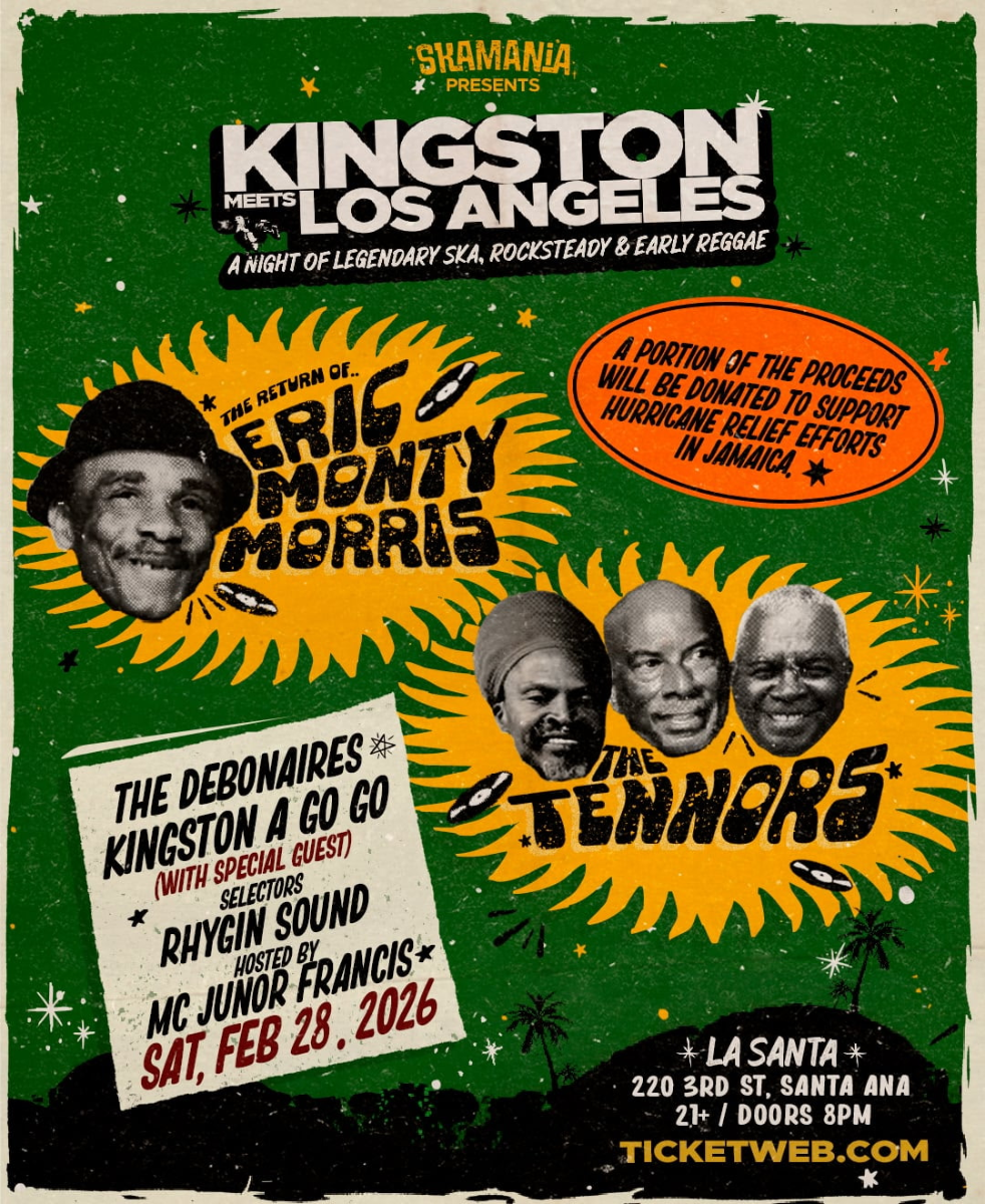 SKAMANIA Presents: Eric "Monty" Morris & The Tennors