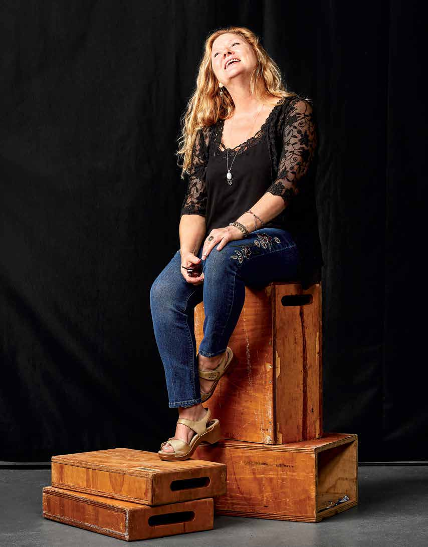 Jonell Mosser with Carrie Welling