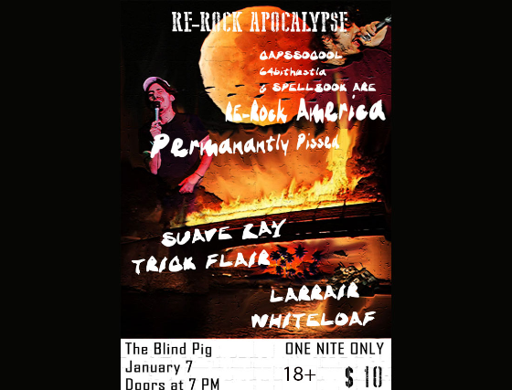 Image of Re-Rock America | Permanently Pissed | Suave Ray | Trick Flair | Whiteloaf Image of Re-Rock America | Permanently Pissed | Suave Ray | Trick Flair | Whiteloaf